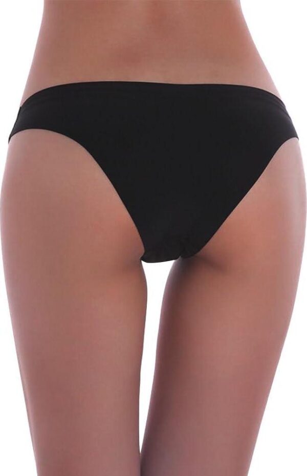 6 Pack Women's Invisible Seamless Bikini Underwear Half Back Coverage Panties - Image 3