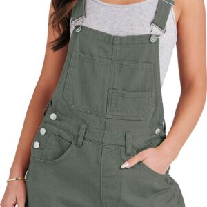 ANRABESS Overalls for Women 2024 Summer Casual Loose Fit Adjustable Shorts Denim Overall Rompers Bib Jeans Shortalls Outfits