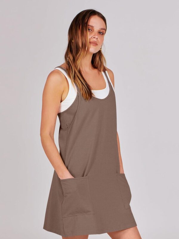 ANRABESS Women Summer Mini Romper Dress Workout Tennis Active Sports Athleisure Outfits built in Shorts Trendy Vacation - Image 8