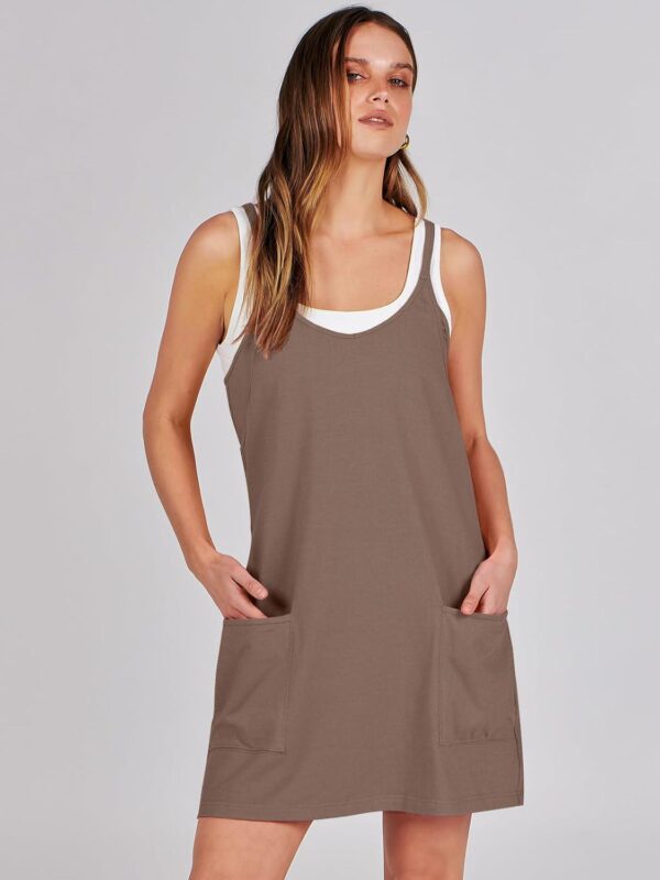 ANRABESS Women Summer Mini Romper Dress Workout Tennis Active Sports Athleisure Outfits built in Shorts Trendy Vacation - Image 7