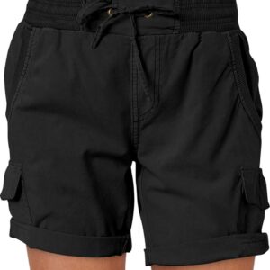 ANRABESS Womens Summer Shorts 2024 Dressy Casual Hiking Cargo Shorts Trendy Outdoor Outfits 6 Pockets