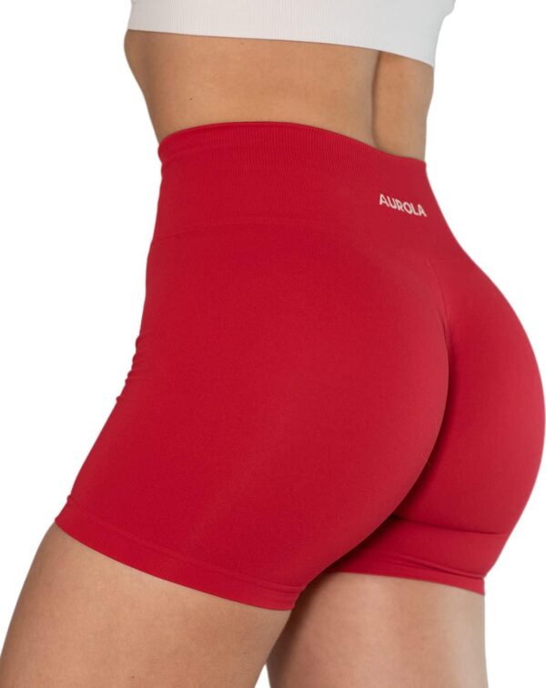 AUROLA Dream Workout Shorts for Women Seamless Soft Smooth Gym Yoga Scrunch Active Shorts - Image 5