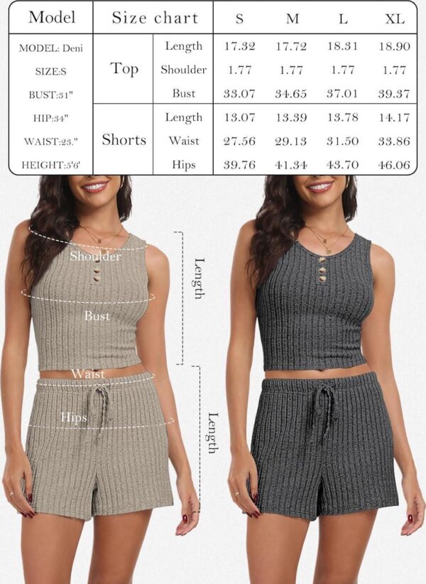 AUTOMET 2 Piece Sets for Women Two Piece Summer Outfits Sweatsuits Fashion Shorts Lounge Tracksuits Comfy Trendy Clothes 2024 - Image 6