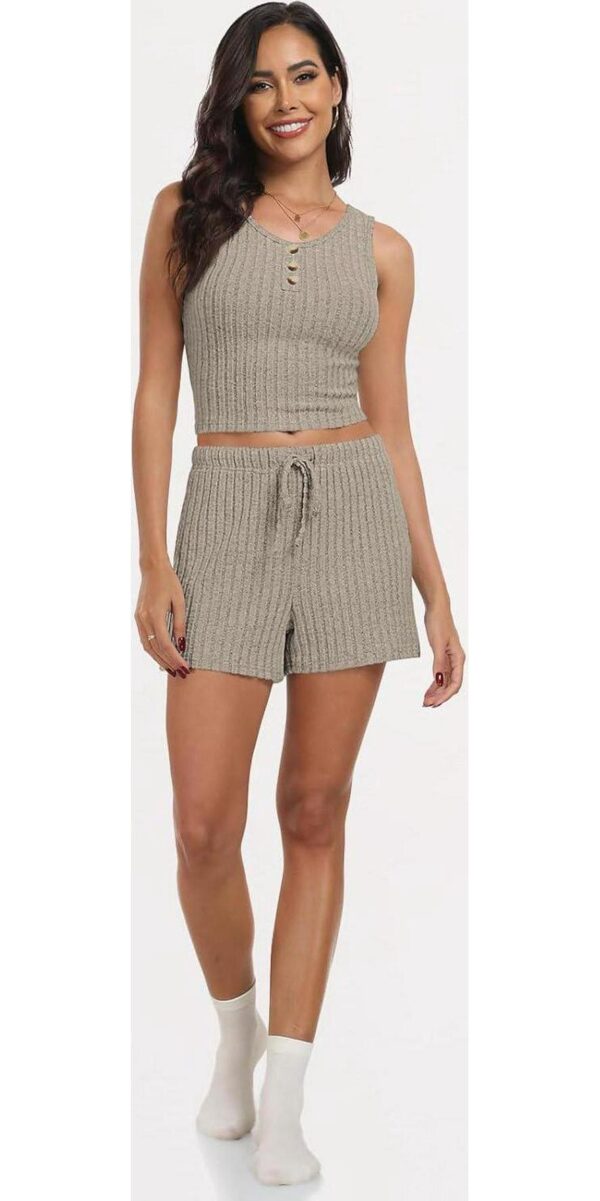 AUTOMET 2 Piece Sets for Women Two Piece Summer Outfits Sweatsuits Fashion Shorts Lounge Tracksuits Comfy Trendy Clothes 2024 - Image 4