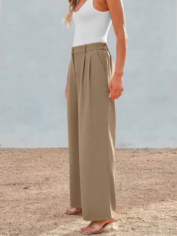 AUTOMET Women Wide Leg Dress Pants High Waisted Loose Fit Business Casual Work Trousers with Pockets 2024 - Image 3