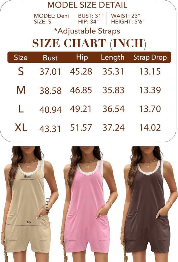 AUTOMET Womens Rompers Jumpsuits Casual Summer Outfits 2024 Shorts Overalls Jumpers with Pockets Loose Comfy Fashion Clothes - Image 6