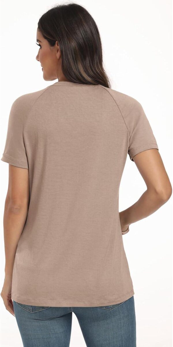 AUTOMET Womens Tshirts Trendy Dressy Tops Business Casual Tee Shirts Fashion Knitted Blouses Y2k Spring Outfits 2024 - Image 5