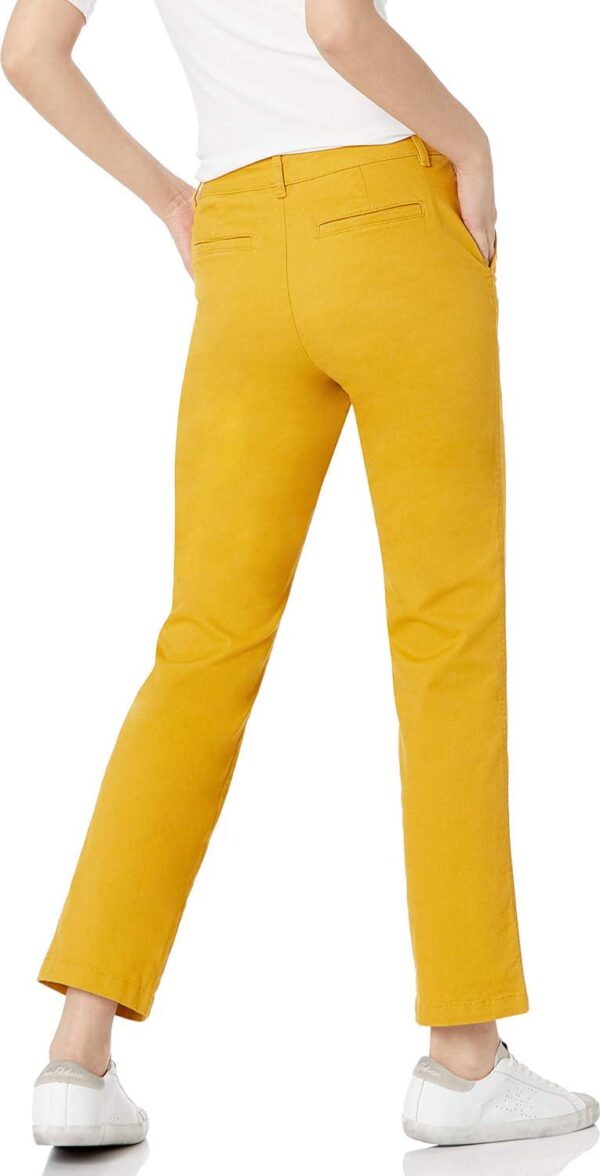 Amazon Essentials Women's Classic Straight-Fit Stretch Twill Chino Pant - Image 2