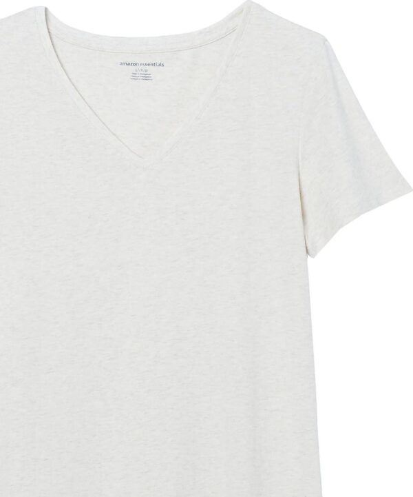 Amazon Essentials Women's Classic-Fit Short-Sleeve V-Neck T-Shirt, Multipacks - Image 6