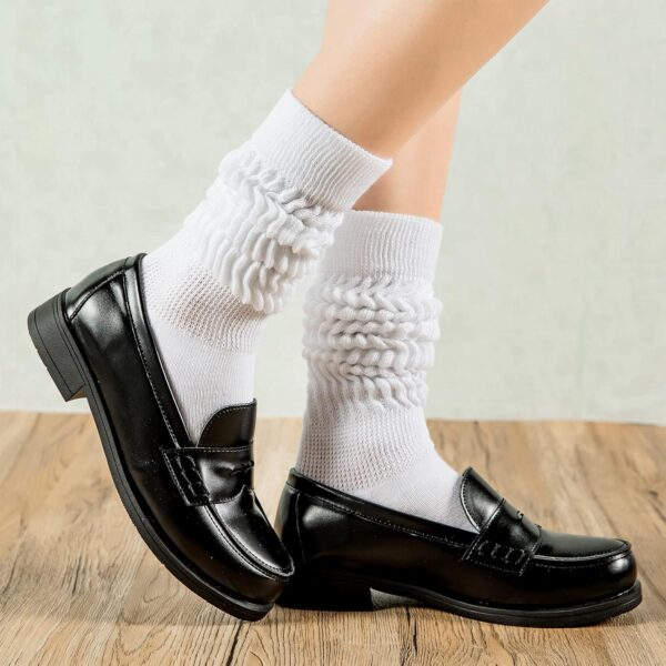 American Trends Womens Slouch Socks Extra Long Scrunch Socks Knee High Socks Boot Socks - Image 4