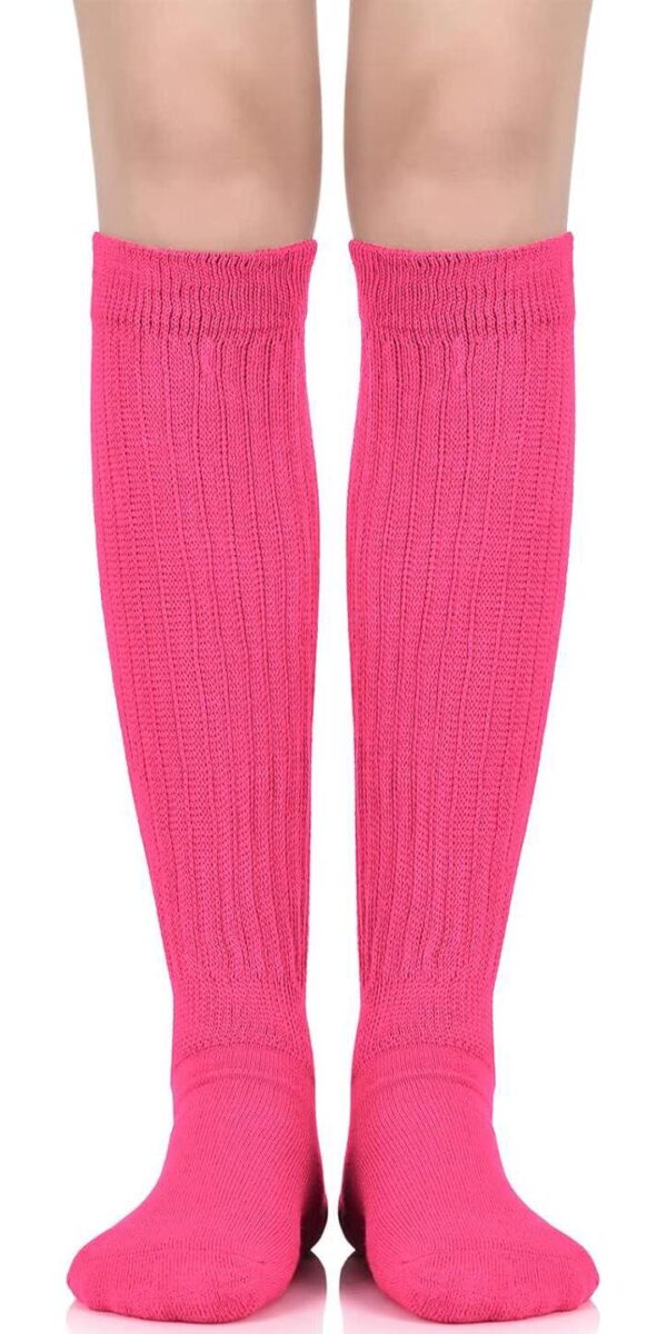 American Trends Womens Slouch Socks Extra Long Scrunch Socks Knee High Socks Boot Socks - Image 2