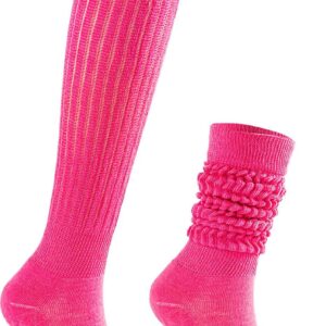 American Trends Womens Slouch Socks Extra Long Scrunch Socks Knee High Socks Boot Socks