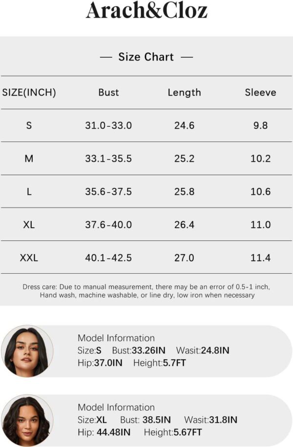 Arach&Cloz Womens Summer Tops 2024 Lightweight Short Sleeve Dressy Blouse Shirts Crew Neck Knit Fashion Sweaters - Image 5
