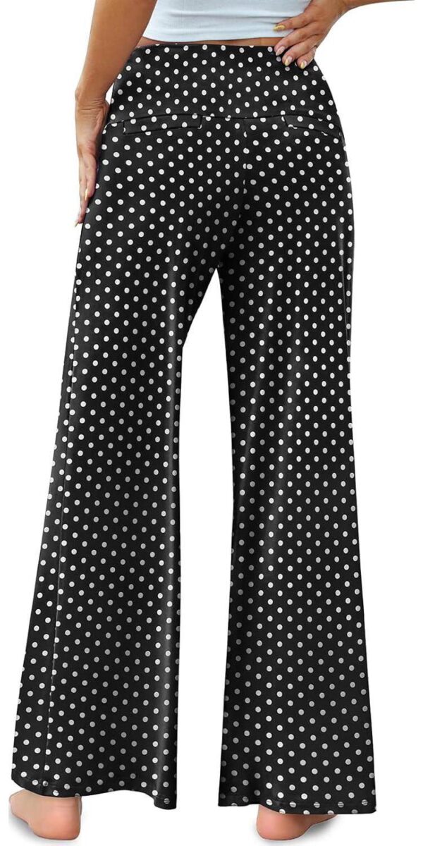 Arolina Women's Stretchy Wide Leg Palazzo Lounge Pants Casual Comfy High Waist Palazzo Pants - Image 4