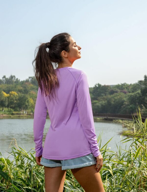 BALEAF Women's UPF 50+ Sun Shirts Long Sleeve UV Protection Rash Guard Lightweight Quick Dry SPF Hiking Tops Outdoor - Image 7