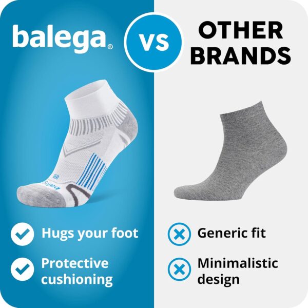 Balega Womens Balega Women'S Enduro V-Tech Arch Support Performance No Show Athletic Running Socks - Image 7