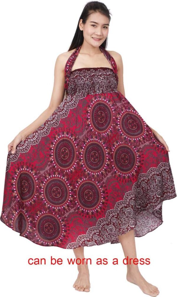 Banjamath Women's Long Bohemian Style Gypsy Boho Hippie Skirt - Image 6