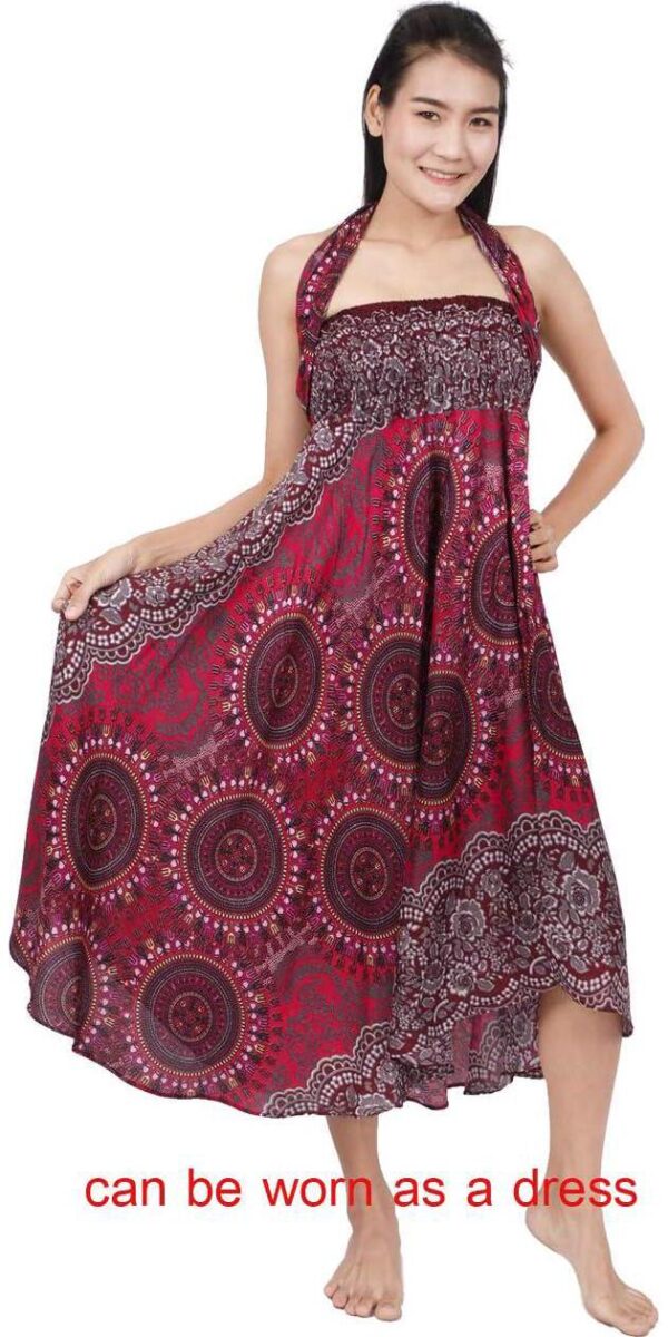 Banjamath Women's Long Bohemian Style Gypsy Boho Hippie Skirt - Image 5