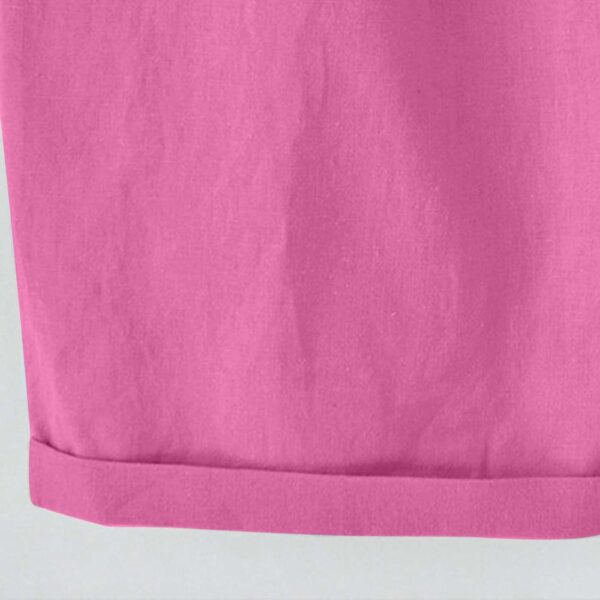 Bermuda Shorts for Women Trendy Summer 2024 Beach Drawstring Knee Length Shorts Loose Fit Resort Wear Fashion Clothes - Image 4