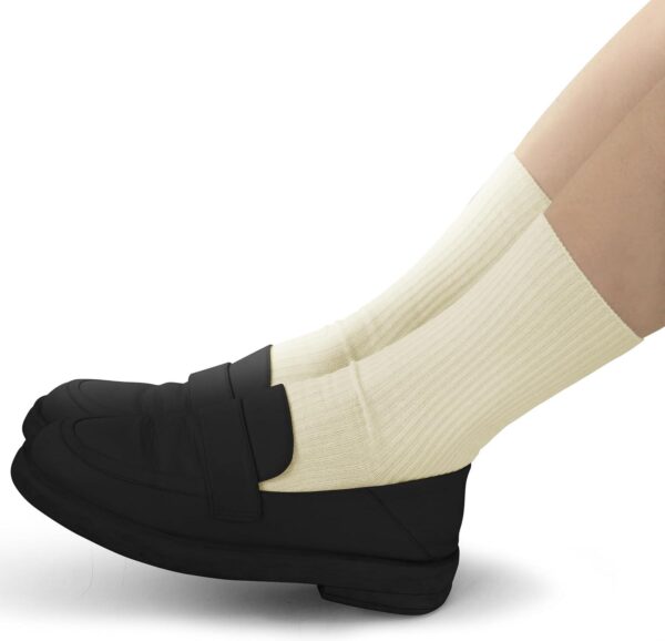 BomKinta Crew Socks for Women - Thin Solid Cotton Socks - Casual Cute Above Ankle Socks - Image 6