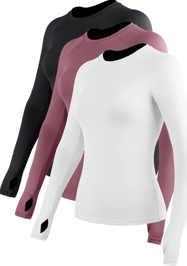 CADMUS Quick-Drying Running Long Sleeve Shirt for Women Workout Shirts