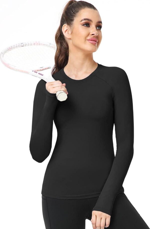 CADMUS Quick-Drying Running Long Sleeve Shirt for Women Workout Shirts - Image 6