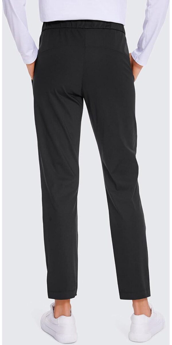 CRZ YOGA Womens 4-Way Stretch Ankle Golf Pants - 7/8 Dress Work Pants Pockets Athletic Travel Casual Lounge Workout - Image 2