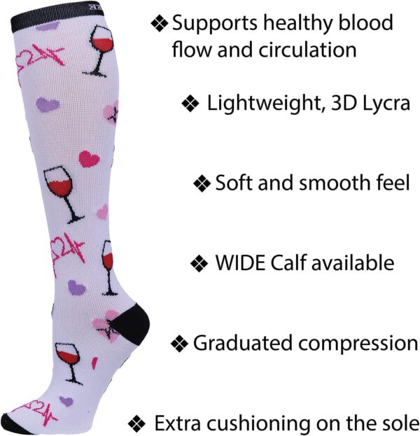 Cherokee Printsupport Women 12 mmHg Support Socks - Image 4