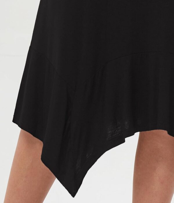 DJT Women's Flowy Handkerchief Hemline Midi Skirt - Image 7