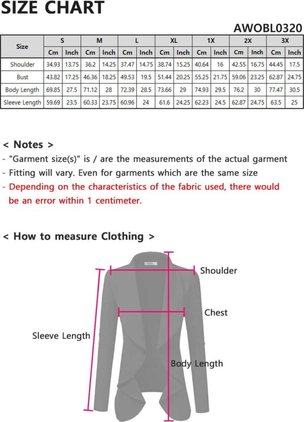 DOUBLJU Classic Draped Open Front Long Sleeve Business Casual Work Deconstructed Blazer Jackets for Womens with Plus Size - Image 5