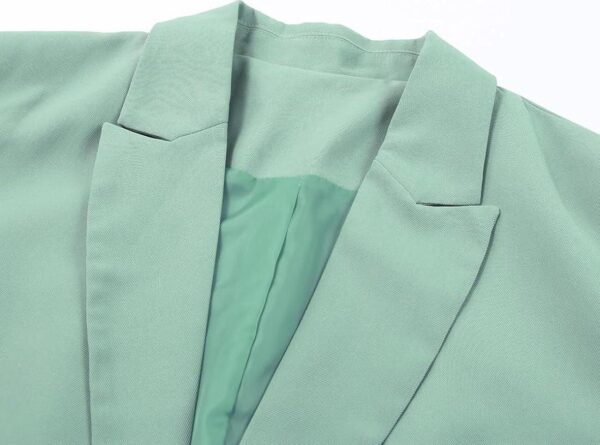 Dokotoo Womens 2024 Fashion Spring Lapel Collar Buttons Blazer Jackets for Women Business Casual - Image 7