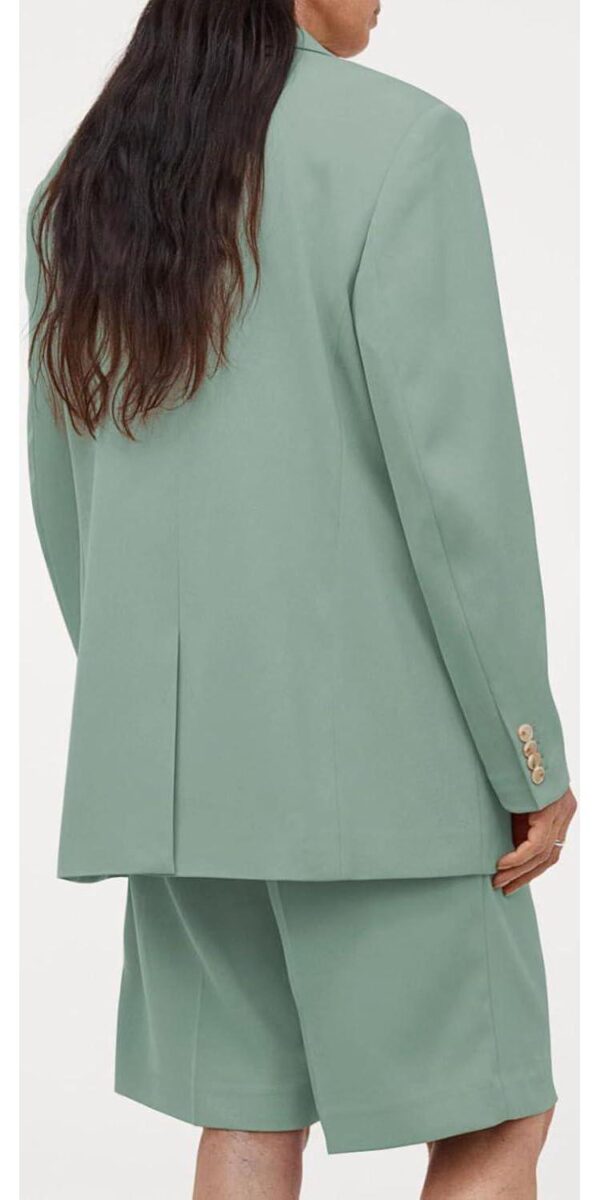 Dokotoo Womens 2024 Fashion Spring Lapel Collar Buttons Blazer Jackets for Women Business Casual - Image 3
