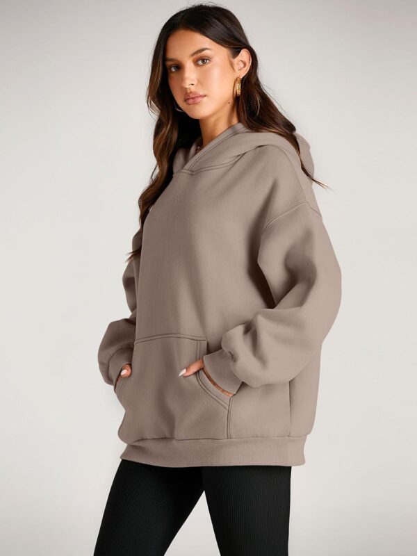 EFAN Womens Hoodies Oversized Sweatshirts Pullover Fleece Sweaters Long Sleeve With Pockets Winter Fall Outfits Y2k Clothes - Image 2