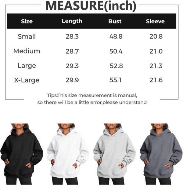 EFAN Womens Hoodies Oversized Sweatshirts Pullover Fleece Sweaters Long Sleeve With Pockets Winter Fall Outfits Y2k Clothes - Image 7