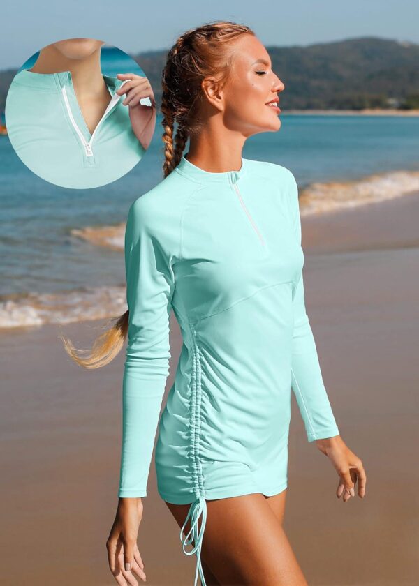 Ewedoos Rash Guard for Women UPF 50+ Sun Protection Clothing Swim Shirts for Woman SPF Shirts Long Sleeve UV Sun Shirts - Image 5