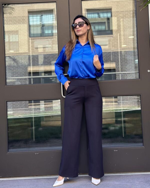 G4Free Yoga Pants Women Wide Leg Pants with Pockets High Waist Stretch Dress Casual Sweatpants Petite/Regular/Tall - Image 2