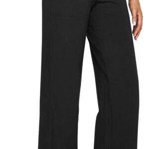 G4Free Yoga Pants Women Wide Leg Pants with Pockets High Waist Stretch Dress Casual Sweatpants Petite/Regular/Tall