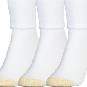 GOLDTOE Women's Ultra Tec Terry Turncuff Socks 3 Pack