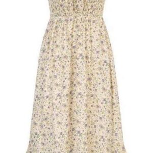 GRACE KARIN Women's 2024 Summer Floral Boho Dress Square Neck Strapped Swing A Line Beach Long Maxi Dress