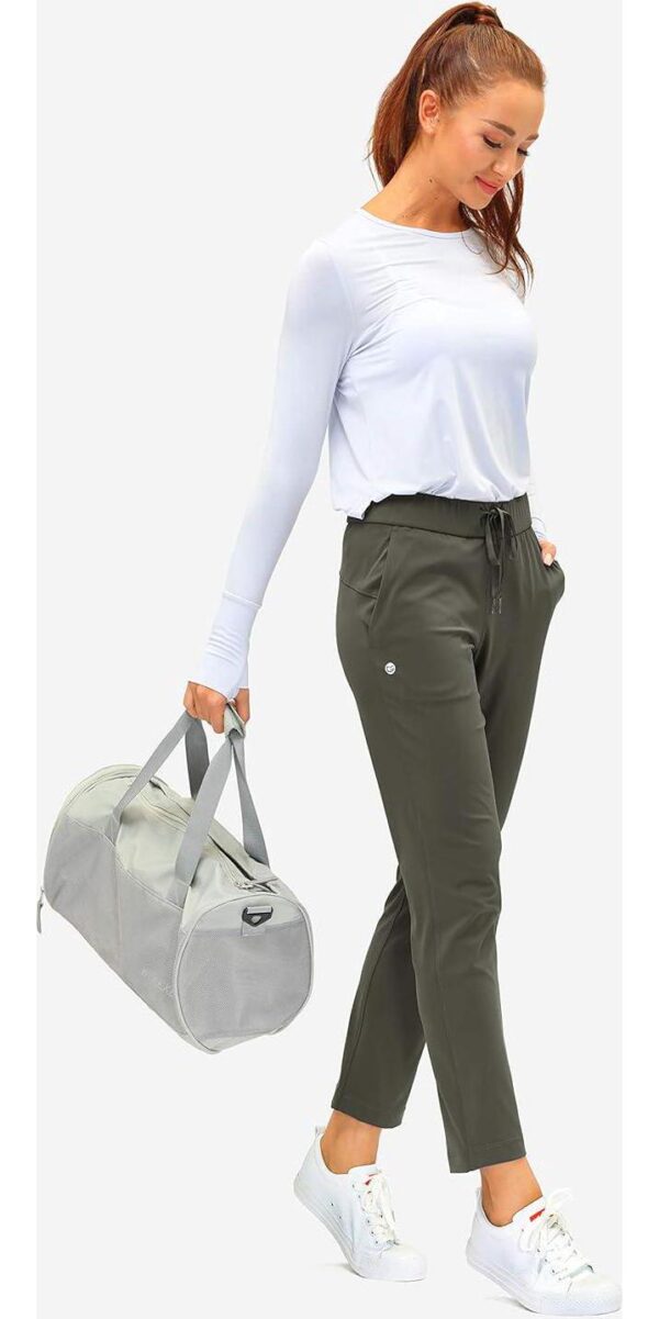 G Gradual Women's Pants with Deep Pockets 7/8 Stretch Ankle Sweatpants for Golf, Athletic, Lounge, Travel, Work - Image 4