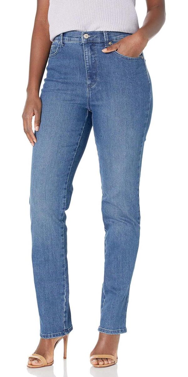 Gloria Vanderbilt womens Amanda Classic High Rise Tapered Jean Standard