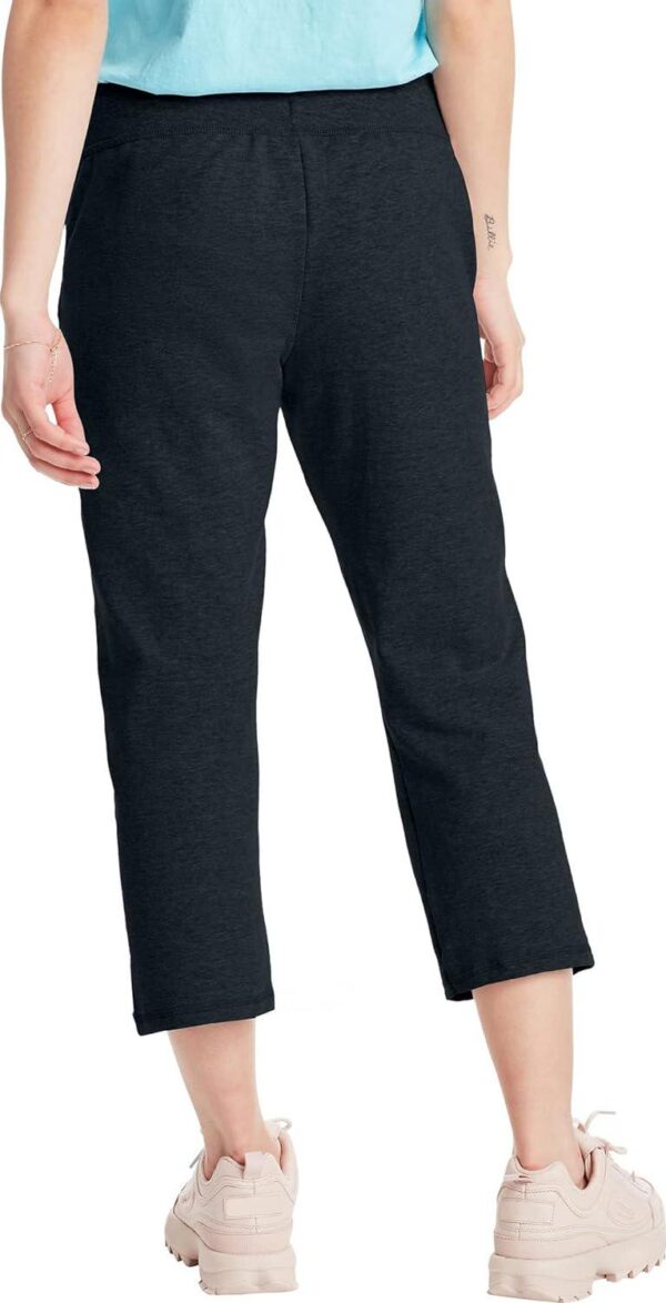 Hanes Women's Sweatpants, French Terry Capris, Women's Capri Joggers - Image 2
