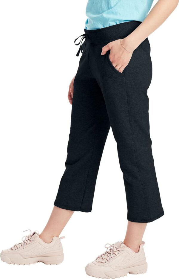 Hanes Women's Sweatpants, French Terry Capris, Women's Capri Joggers - Image 3