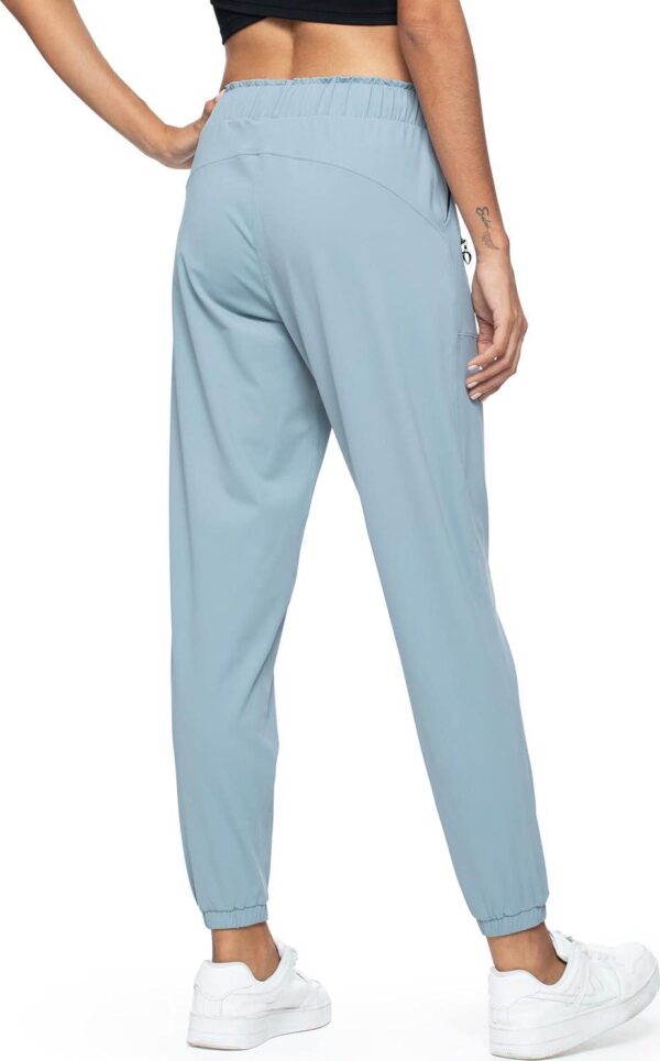 Haowind Joggers for Women with Pockets Elastic Waist Workout Sport Gym Pants Comfy Lounge Yoga Running Pants - Image 2