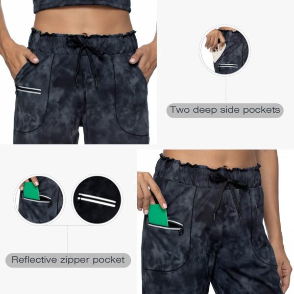 Haowind Joggers for Women with Pockets Elastic Waist Workout Sport Gym Pants Comfy Lounge Yoga Running Pants - Image 5