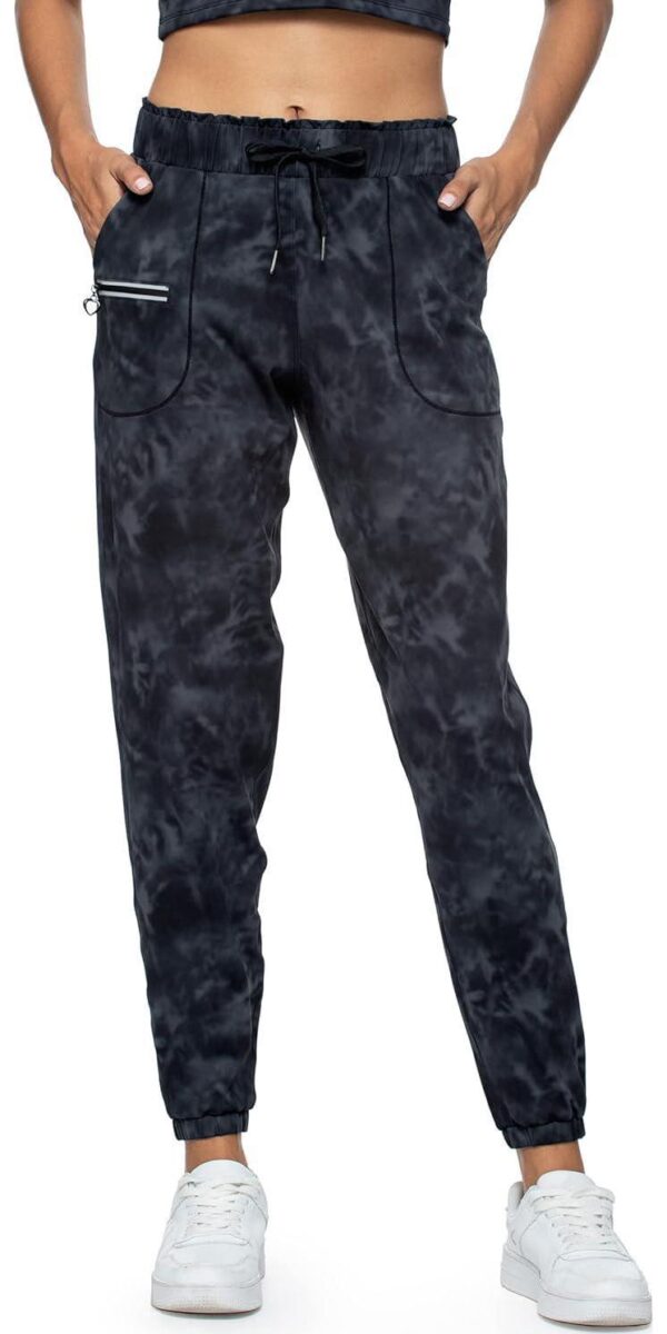Haowind Joggers for Women with Pockets Elastic Waist Workout Sport Gym Pants Comfy Lounge Yoga Running Pants