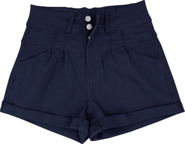 Hilltichu Womens Relaxed Fit Casual High Waist Pocketed Denim Shorts - Image 4