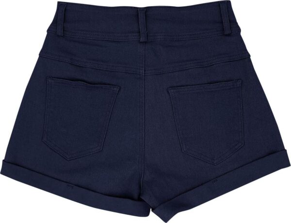 Hilltichu Womens Relaxed Fit Casual High Waist Pocketed Denim Shorts - Image 5