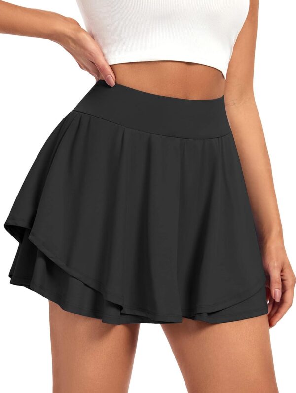 IUGA Tennis Skirts for Women with Pockets Shorts Athletic Golf Skorts Skirts for Women High Waisted Running Workout Skorts - Image 2