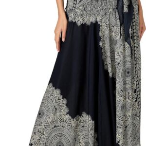Joob Joob Long Boho Skirts for Women - Bohemian Hippie Maxi Summer Skirt